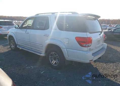2007 Toyota Sequoia Limited V8 из США, поврежденный, VIN 5TDBT48A17S281592